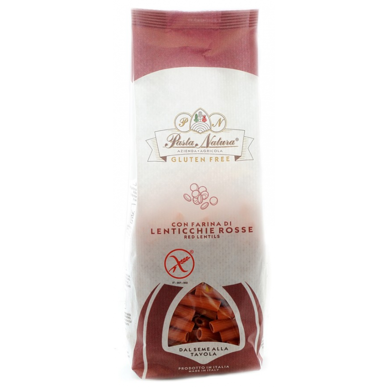 Pasta con farina di lenticchie rosse P.Natura 250g