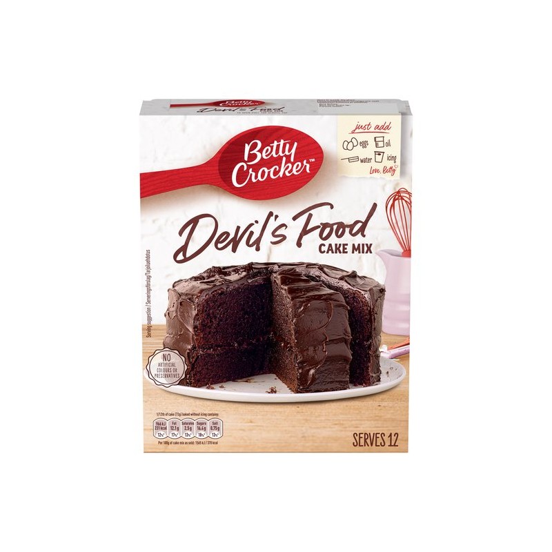 Betty Crocker Devils Food Cake Mix 425G